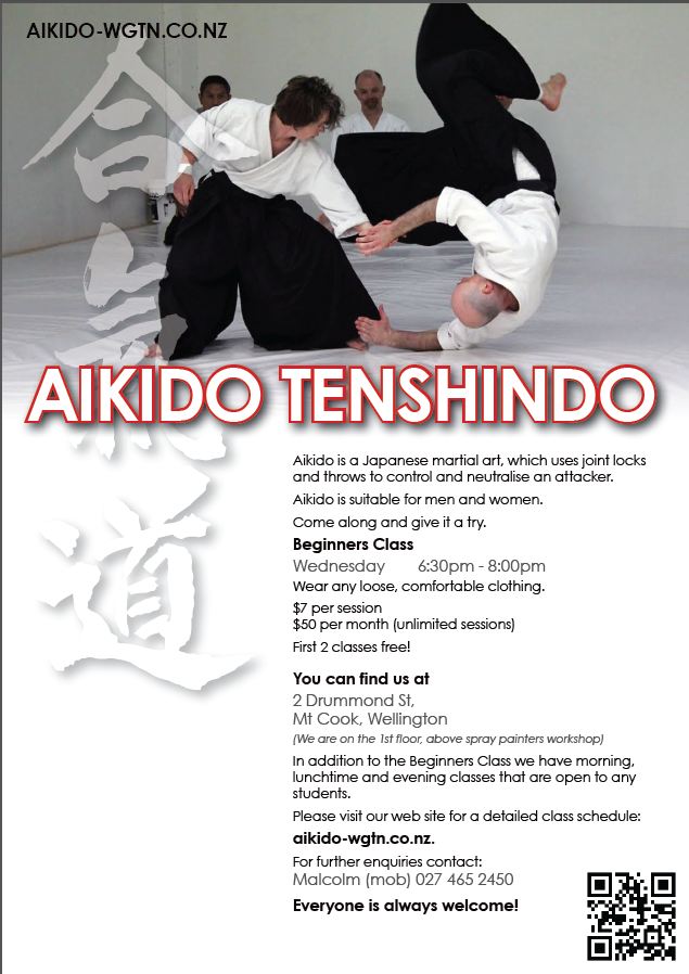 Wednesday evening beginner’s classes | Aikido Tenshindo